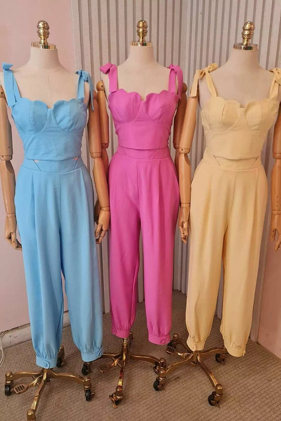 Conjunto Viscose Top Concha Diana