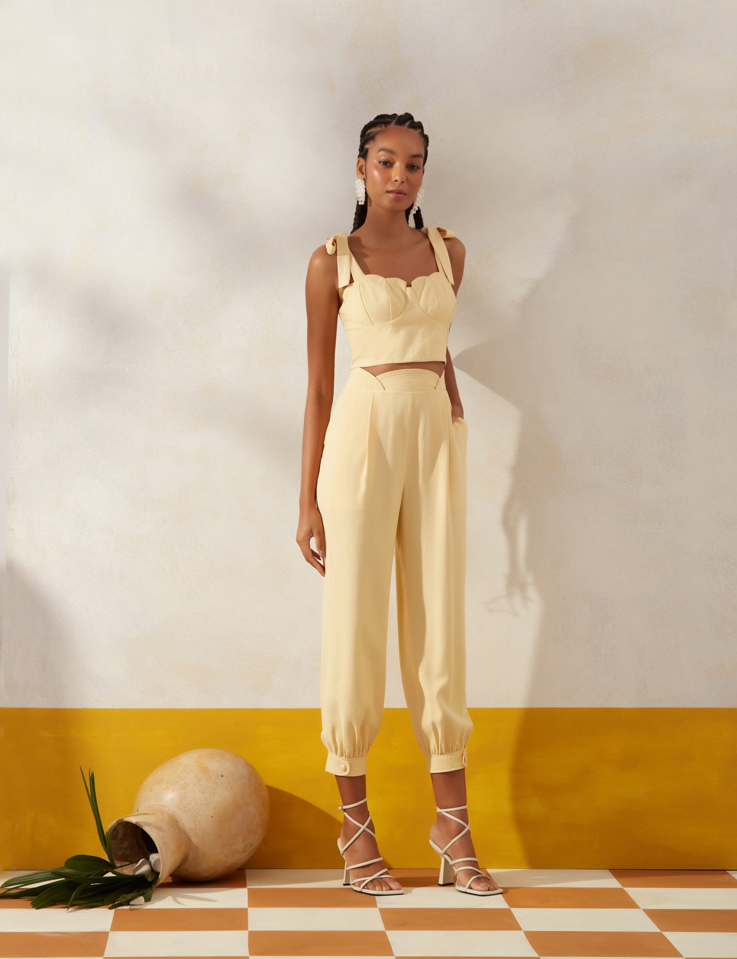 Conjunto Viscose Top Concha Diana