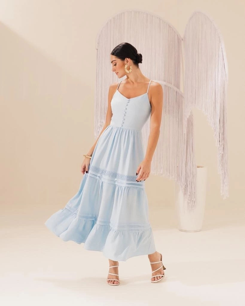 Vestido Crepe Julia