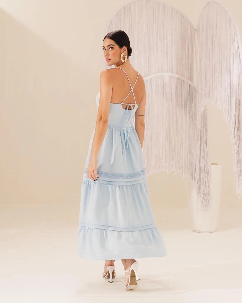 Vestido Crepe Julia