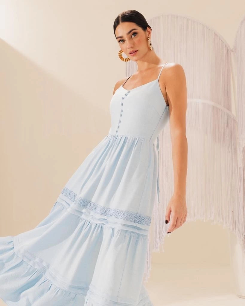 Vestido Crepe Julia